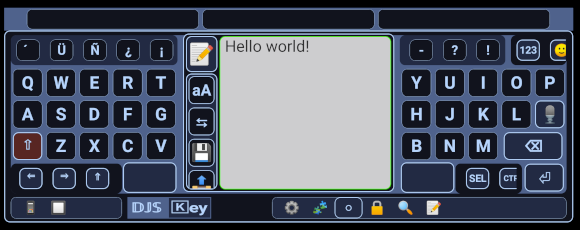 Extended layout showing Notes in the center.